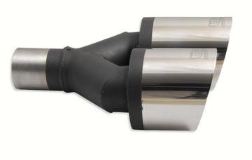 Наконечник глушителя, двойной круглый, 2x 100 мм, СЛЕВА