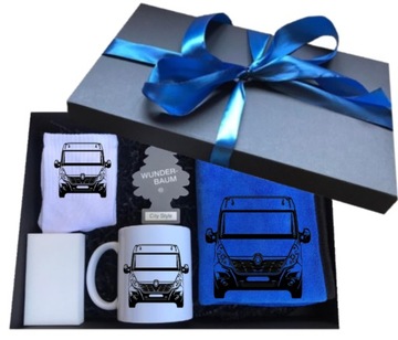 Zestaw kubek prezent dla kierowcy auta RENAULT MASTER BUS urodziny