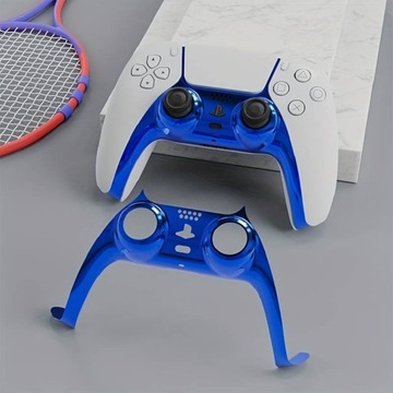 ДЕКОРАТИВНАЯ ВСТАВКА ПЕРЕДНЕЙ ПАНЕЛИ ТЕМНО-СИНЕГО ГЛЯНЦЕВОГО ДЛЯ PS5 PLAYSTATION5 PAD
