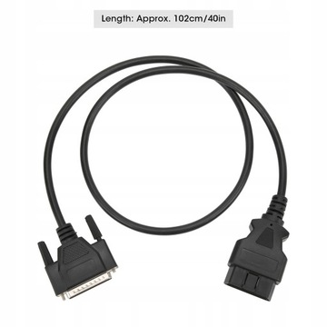Диагностический адаптер OBD2 Male to DB25 Male для