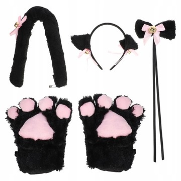 5 sztuk ogon Cosplay Furry łapy