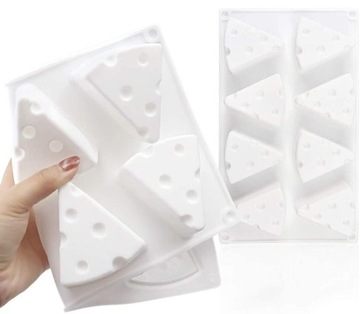 Силиконовая форма для мыла, украшений в форме сыра, 8 шт., сыр MF-089