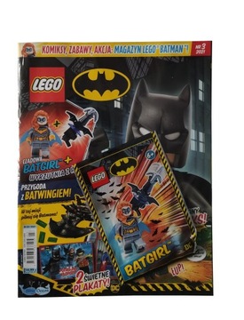 Magazyn LEGO Batman Minifigure Czasopismo 03/2021-Batgirl+wyrzutnia, hak