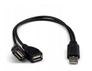 HUB USB РАЗВЕТВИТЕЛЬ ДВОЙНОЙ USB РАЗВЕТВИТЕЛЬ 2xUSB