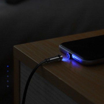 МАГНИТНЫЙ КАБЕЛЬ 3В1 USB КАБЕЛЬ 2.4А 1.2М КАЧЕСТВЕННЫЙ