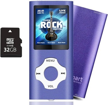 ODTWARZACZ MP3 MP4 1.8” FM KARTA PAMIĘCI