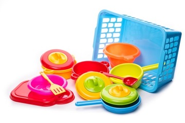 ДЕТСКОЕ ВЕДРО ДЛЯ ПЕСОЧНИЦЫ МОРОЖЕНОЕ В КОРЗИНЕ ЛОПАТЕЛИ ПОСУДА