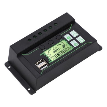 Solar Charge Controller 20A 2 USB Output PWM Control 3 Stage Charging Solar