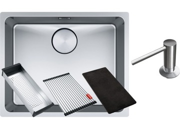 Zlewozmywak FRANKE Mythos MYX 110-50 Stal+Dozownik