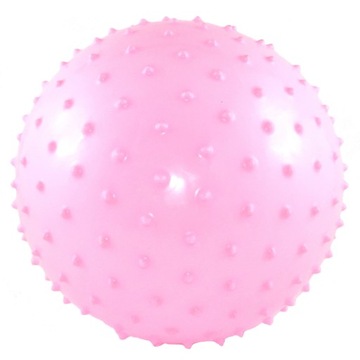 PIŁKA GUMOWA JEŻYK Z KOLCAMI 23 CM RÓŻOWA