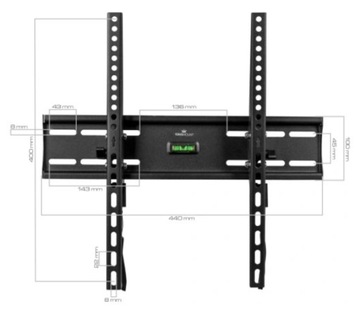 КРЕПЛЕНИЕ ДЛЯ ТЕЛЕВИЗОРА 65-23 ДЮЙМА ПОДВЕСКА ДЛЯ ТЕЛЕВИЗОРА + УНИВЕРСАЛЬНАЯ РЕГУЛИРОВКА ДО 45 КГ