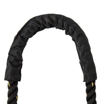 Тяжелая скакалка Скакалка для тренировок и упражнений, желтая, 3 м