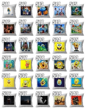 PODUSZKA DEKORACYJNA SMERFY BAJKA I WIELE INNYCH