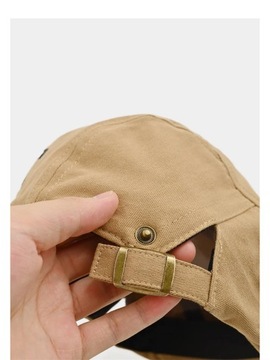 BERET KASZKIET MĘSKI DAMSKI UNISEX WIOSENNY LETNI Z REGULACJĄ CZARNY