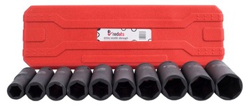 Ударные головки длинные 13-26 мм 1/2 REDATS 10 шт.