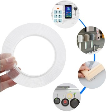 ЛЕНТА ДВУХСТОРОННЯЯ НАНО-ГЕЛЕВАЯ ФИКСИРУЮЩАЯ СТРОНГ 3М