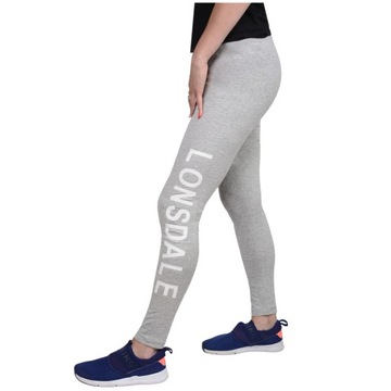 LONSDALE Legginsy Damskie 20180 SZARY MELANŻ S/M