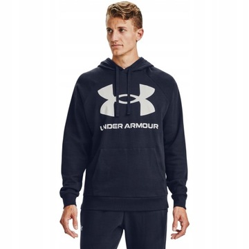 Bluza Męska Under Armour z Kapturem Bawełniana