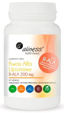 Kwas Alfa Liponowy RALA 200 mg x 60 tabletek vege