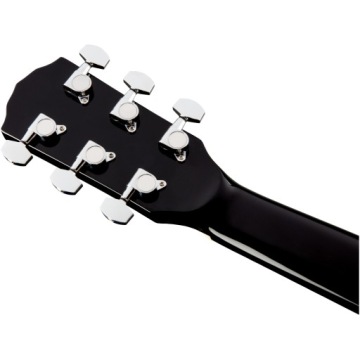 Fender CD-60SCE Черная электроакустическая гитара