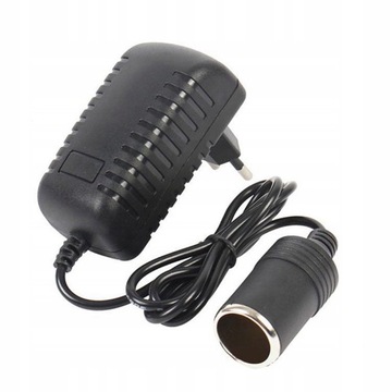 ADAPTER PRZEJŚCIÓWKA 220V /12V /600mA ZAPALNICZKI