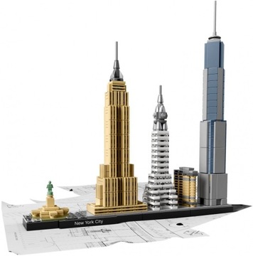 LEGO Klocki Architecture (21028, Нью-Йорк)