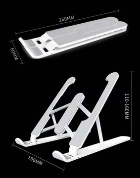 Сверхлегкая подставка для ноутбука MACBOOK ЧЕРНАЯ