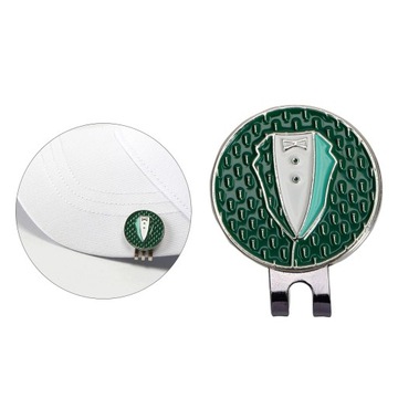 Забавный металлический зажим для маркера для мяча для гольфа