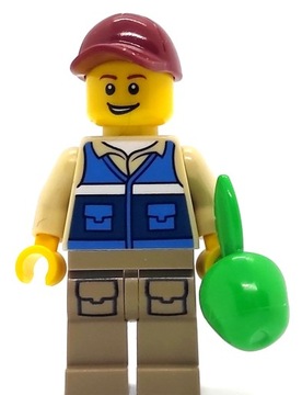 LEGO Minifigurka Pracownik ZOO BAM,NOWE