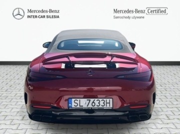 Mercedes SL R232 4.0 63 585KM 2022 Mercedes-Benz SL SL 63 4MATIC MANUFAKTUR Patagonia Red Burmester 3D AMG, zdjęcie 5