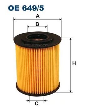 FILTRON AP 129 FILTR VZDUCHU + OE 649/5 OLEJE
