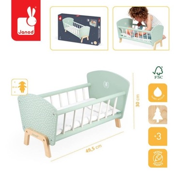 Janod - 05902 Кукольная кровать