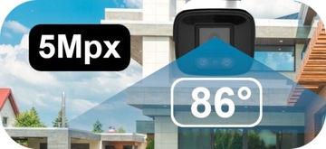 БЕСПРОВОДНАЯ IP-КАМЕРА WIFI 5MPX 2K IR30 МЕТАЛЛИЧЕСКАЯ НАРУЖНАЯ SMART DVS