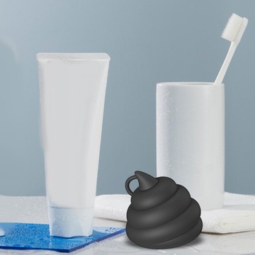 Забавный Дозатор Зубной Пасты Сжимая Зубную Пасту Артефакт Ванной Комнате Черный