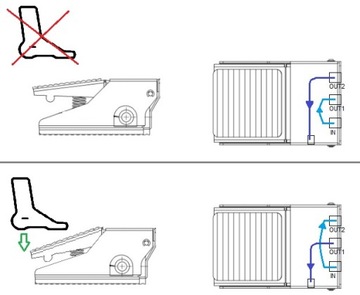 ZAWÓR NOŻNY POWIETRZA PNEUMATYCZNY PEDAŁ 4/2