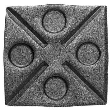 Maskownica ozdobna kuta płytka 85x85 mm 44.038