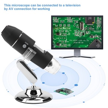 ЦИФРОВОЙ МИКРОСКОП С USB-СВЕТОДИОДОМ ПРИБЛИЗИТЕЛЬНОСТИ 1600X