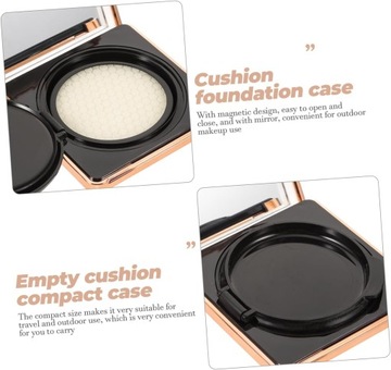 3 Puste Pudełko Poduszka Podróżna Podkład W Płynie Pojemnik Na Krem ??Do Po