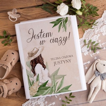 Папка для документов в роддом ИМЯ Boho Mama БЕЛАЯ