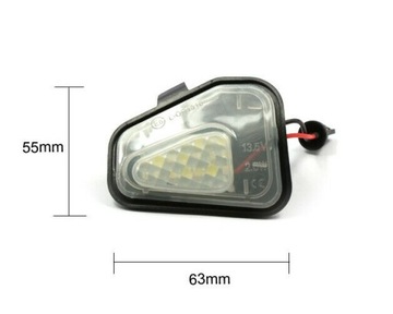 Светодиодные зеркальные фонари VW Passat B7 с 2010 г.