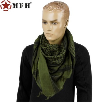 ЗАЩИТНЫЙ ШАРФ БАНДАНА БАНДАМА Shemagh 110Х110 MFH ЗЕЛЕНЫЙ ЧЕРНЫЙ