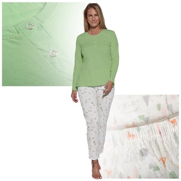 CORNETTE Piżama Damska 100% Bawełna Debbie XL