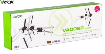 МОЩНАЯ DVB-T2 АНТЕННА ДЛЯ ЭФИРНОГО ТЕЛЕВИДЕНИЯ 4K УСИЛИТЕЛЬ COMBO MUX8 140км VAYOX