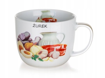 Кружка XXL Soup Soup с рецептом 730 мл банкета большая чашка 0,73 л.