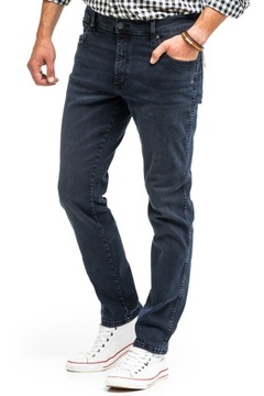 Męskie spodnie jeansowe proste Wrangler TEXAS TAPER W33 L32