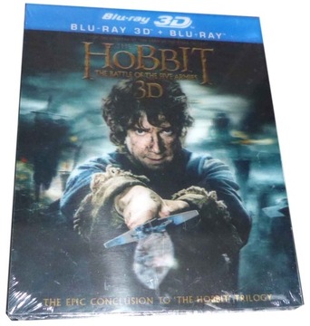 Hobbit Bitwa pięciu armii 3D trójwymiarowa okładka