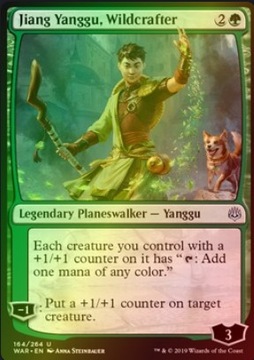 MTG Jiang Yanggu, Wildcrafter FOIL uncommon planeswalker