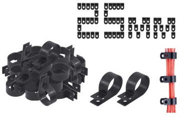 10x 25 mm OBEJMA 1 TYP-R UCHWYT KABLA PRZEWODU HAMULCOWEGO PALIWA OPASKA