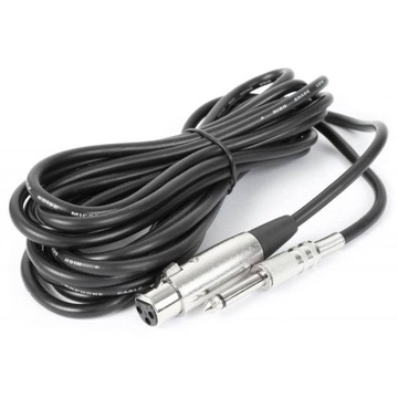 MIKROFON do wokalu przemówień DJ kabel 5m