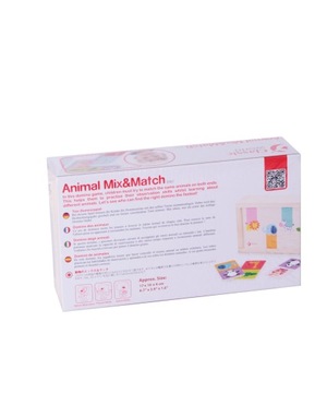 КЛАССИЧЕСКАЯ ЗАГАДКА МИРА С ЖИВОТНЫМИ МОНТЕССОРИ-ДОМИНО